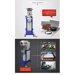 High Quality Single Color pad printer  for vacuum cleaner / helmet colour pad printing machine