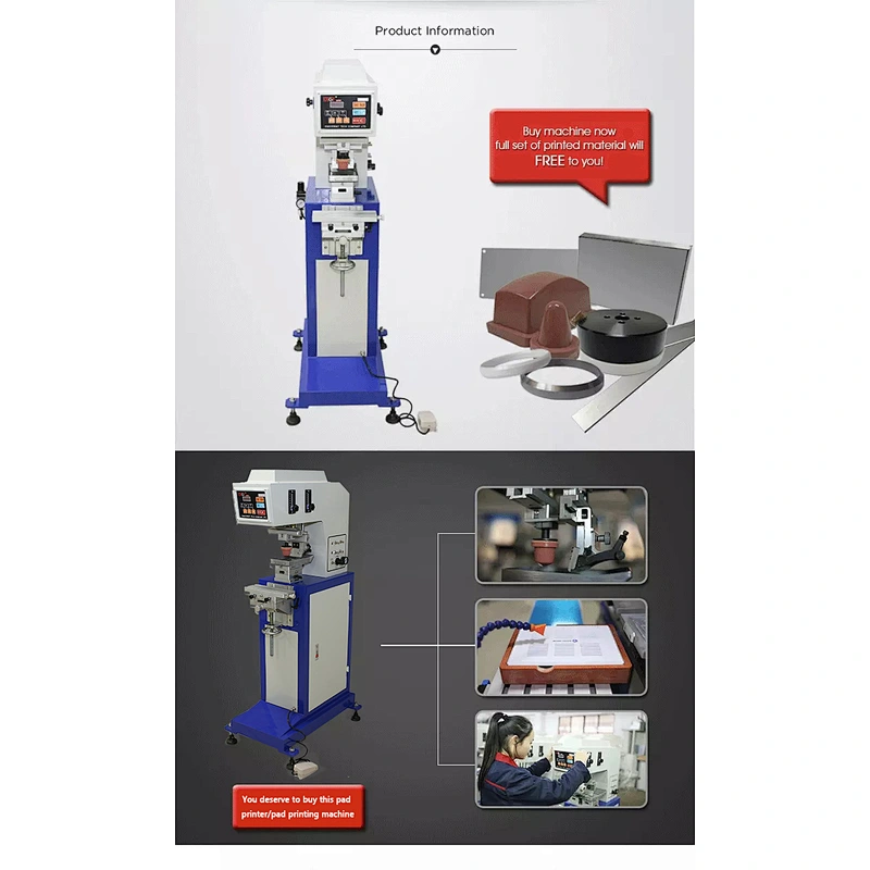 High Quality Single Color pad printer  for vacuum cleaner / helmet colour pad printing machine