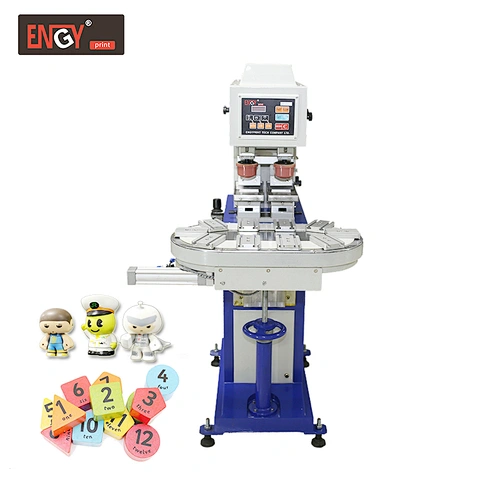 2 Color USB Paper Card Hotel Soap Pad Printing Machine For Plastic Caps
