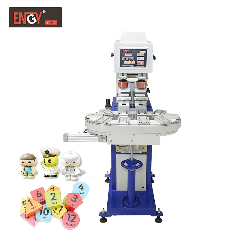 2 Color USB Paper Card Hotel Soap Pad Printing Machine For Plastic Caps