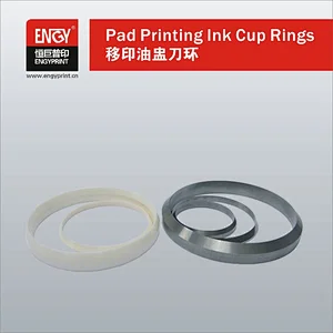 Double Edges and Single Edge Zirconia Ceramic Ring for Pad Printer Ink Cup