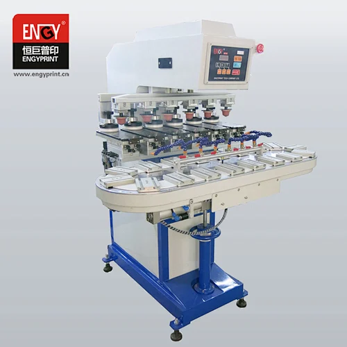 Manufacturer Six Colour Closed Ink Cup Pad Printer