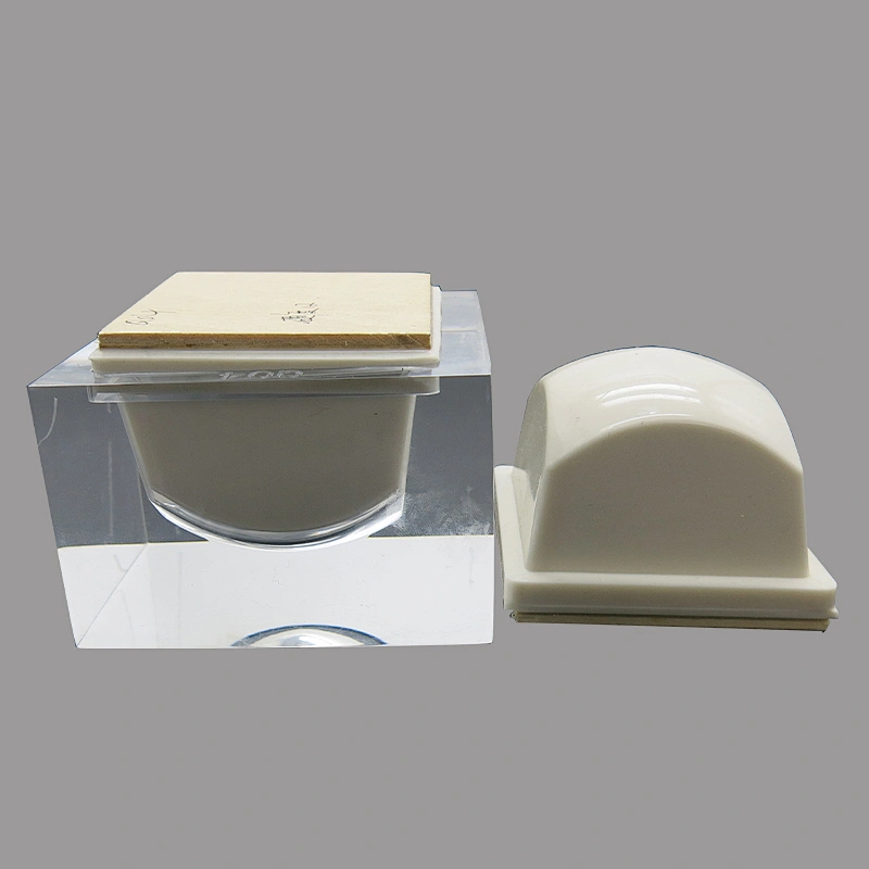 Transparent silicone rubber head pad mold for pad print