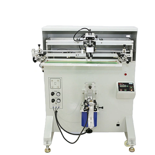 China high quality wine glass bottle LED UV screen printing machine/screen printer