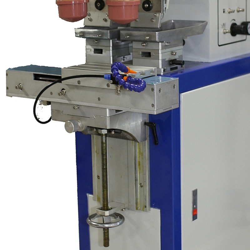 Large 2-color Automatic open ink cup pad printing machine with shuttle