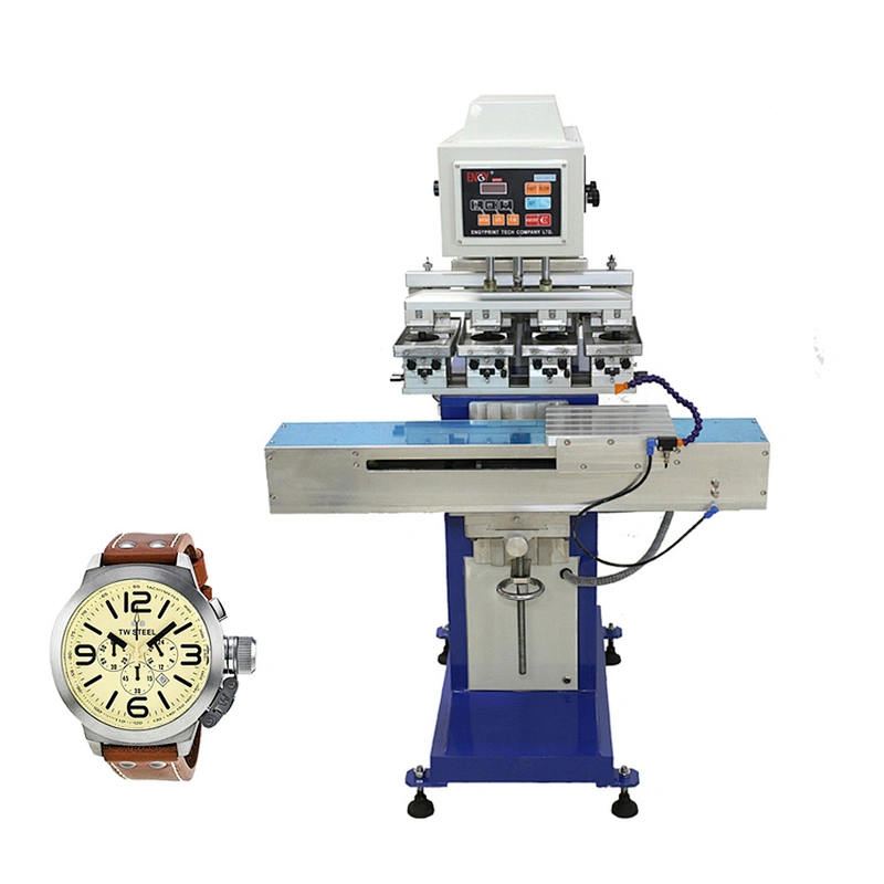 2021 new Semi-Automatic High Quality 4 Color Watch Dial Pad Printing Machine