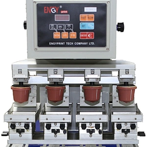 Good quality easy 4 color automatic ink cup pad printer machine