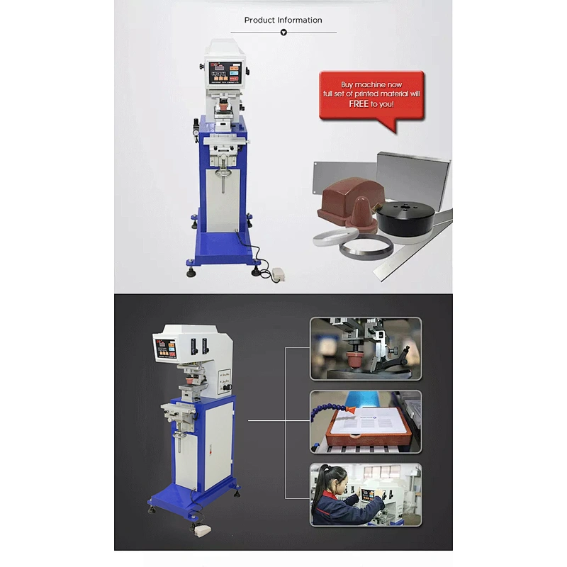 High Quality Single Color pad printer  for vacuum cleaner / helmet colour pad printing machine
