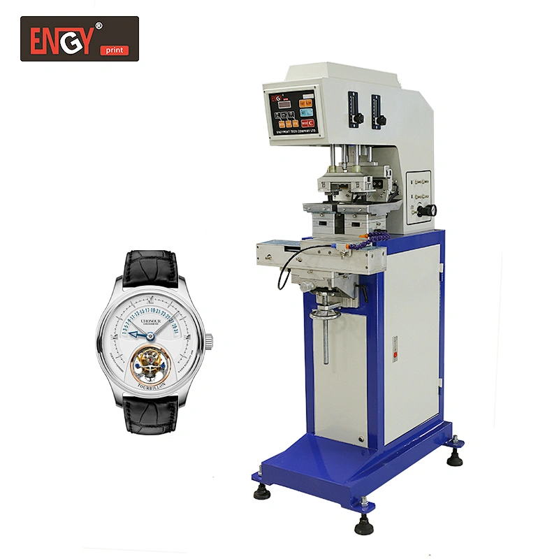 Factory Supply tampografia Pneumatic pad printer 2 Color Glass watch dial Pad Printing Machine