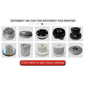 High quality 100/90/12 kent ink cups for pad printing machine/ ink cups with ring