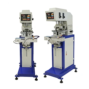 2021 new machine semi-automatic pad printing machine 2 color pad printer machine