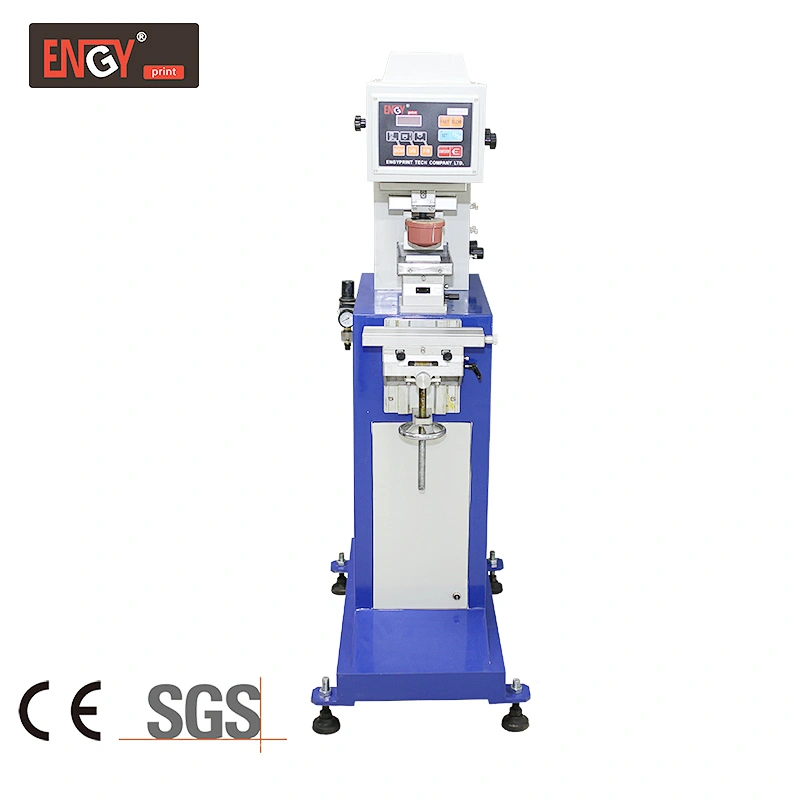 Dongguan Mini automatic Single Colour pad printer machinery open ink tray desktop pad printing machine for toys