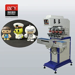 Hot sale EN-C160/4S 4 color sealed ink cup pad printing machine