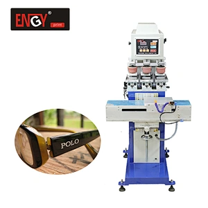 Dongguan ENGY brand sale New pad printer multi-functional 3-color sunglass pad printing machine