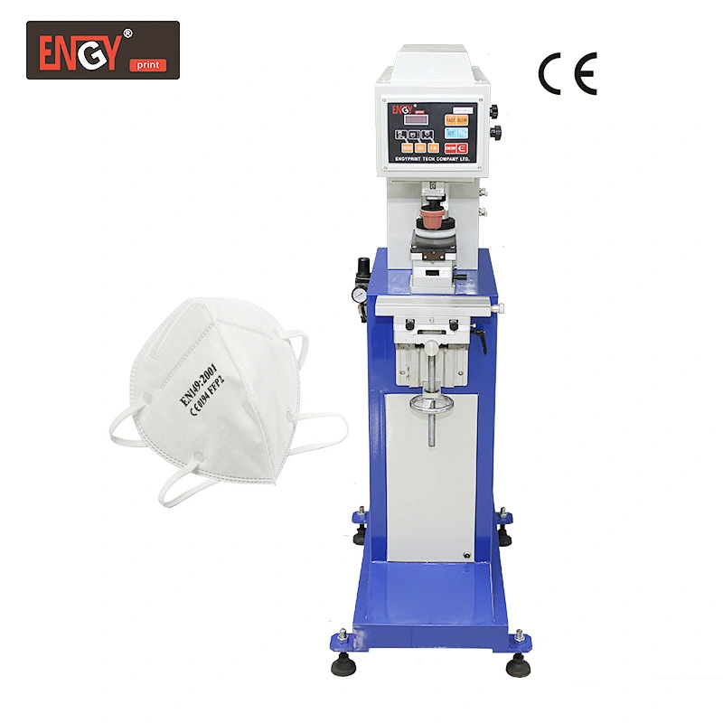 2021 new single color Tampo pad printing machine pad printing N95 masks Semi Automatic pad printer Machine