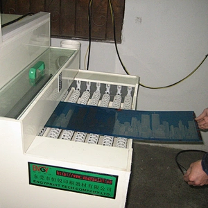 Custom photo chemical etching nameplate printing machine for metal plate