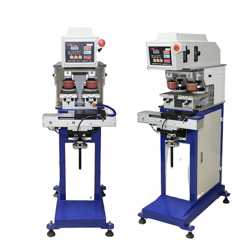 2 color pad printing machine with High Work Efficiency Automatic Pad Printing Machine Pad Printer for led bulb