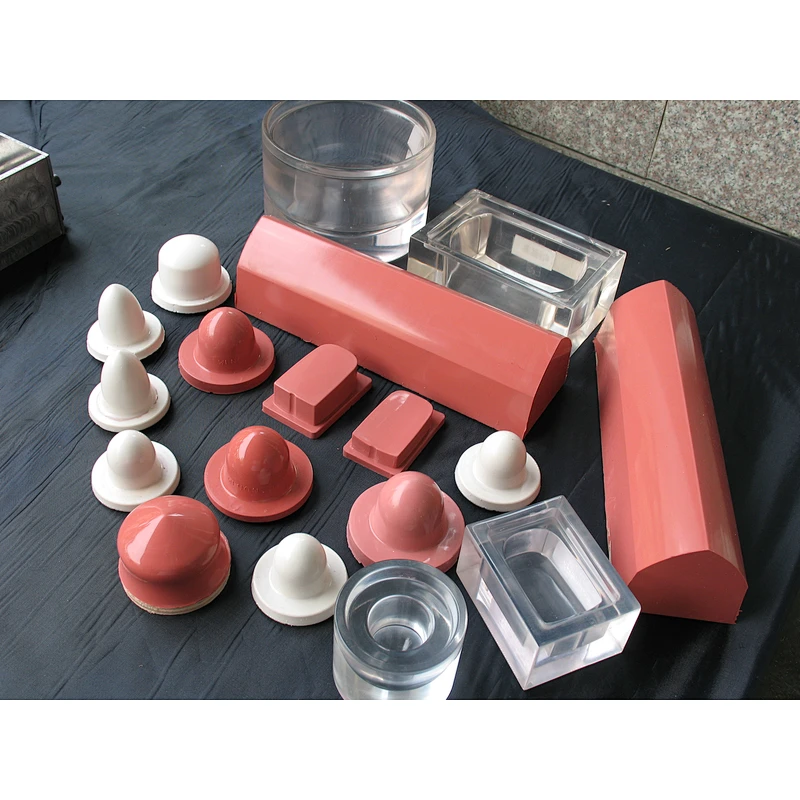 Transparent silicone rubber head pad mold for pad print