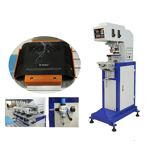 Engyprint One Color Two pads Label Printing Machine  Pad Printer
