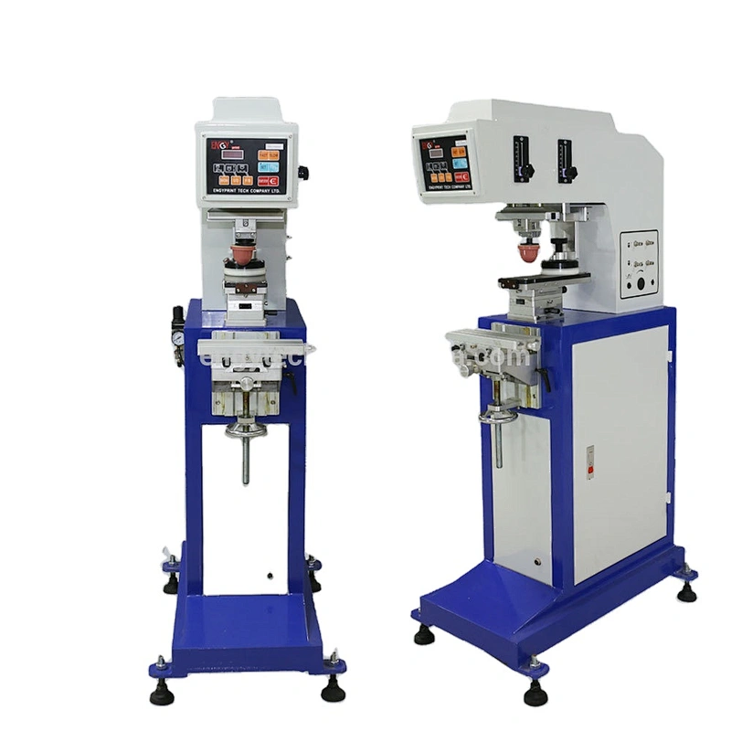 1 Color machines for printing logos Pneumatic Ink Label Tampon Pad Printing Machine For Tagless / Tag