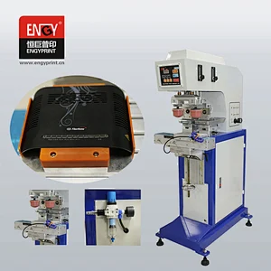 Hot selling 2 color pad printing machine golf ball pad printing machine with dual pads