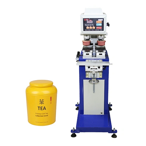 Hot sale pad printer  2 color pad printing machine for aluminum cans