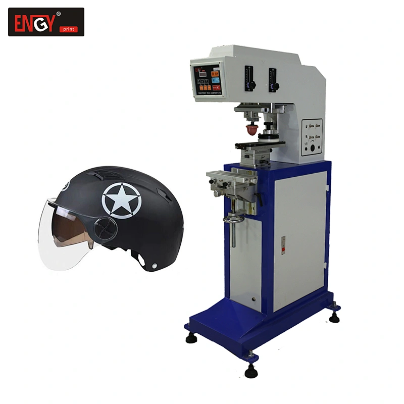 helmet Logo design Tampo pad printer C150/1 Semi Automatic Pad Printing Machine pad printing
