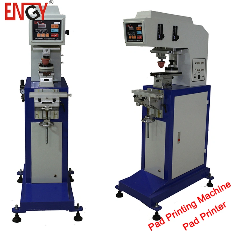 Penumatic 1 color closed ink cup pad tampo printing machine for bottle mug printing