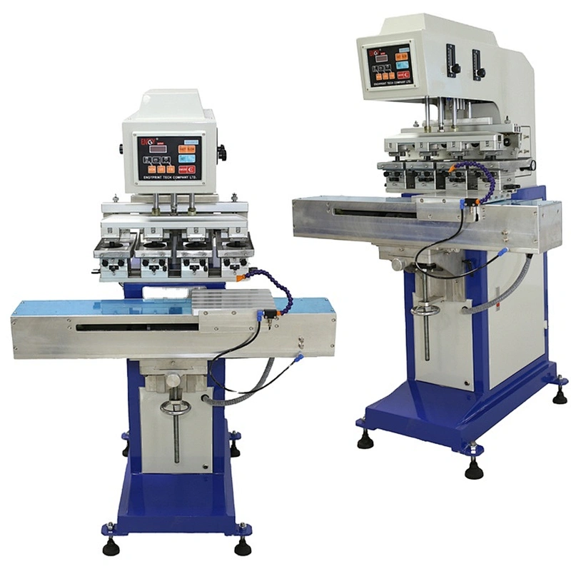 1 Color machines for printing logos Pneumatic Ink Label Tampon Pad Printing Machine For Tagless / Tag
