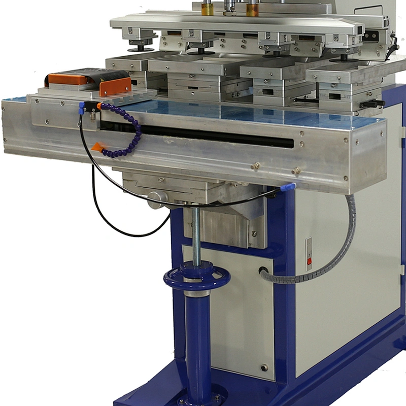 Good quality cheap price easy manual 4 color ink cup pad printer