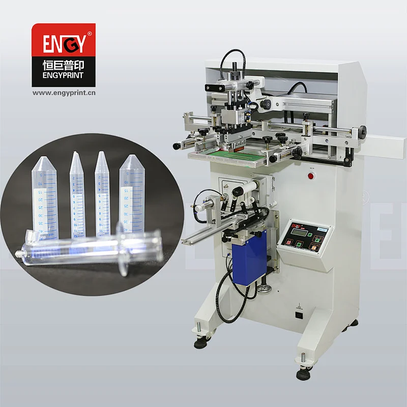 semi Automatic Screen Printing Machine for plastic glass bottle cups