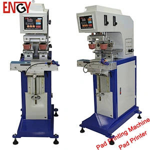 Large 2-color Automatic open ink cup pad printing machine with shuttle