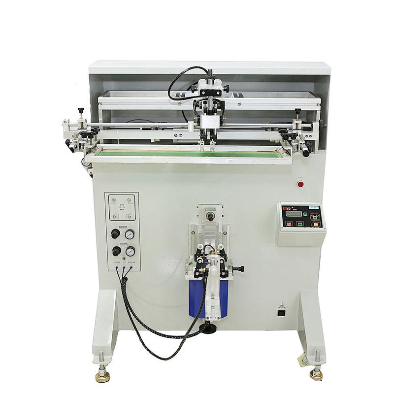 2019 Hot sale Plastic Screen printing bottles glass bottles Automatic cylindrical 1 color uv screen printer