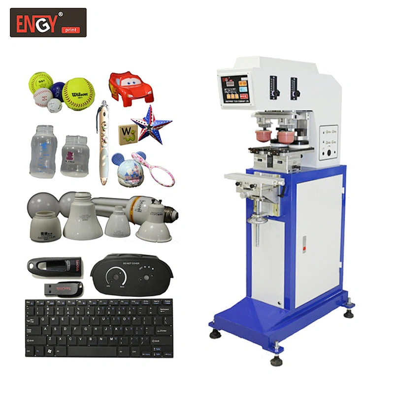 2 Color Bottle Cap Plastic high quality Pad Printer Printing Machine For plastic material printing