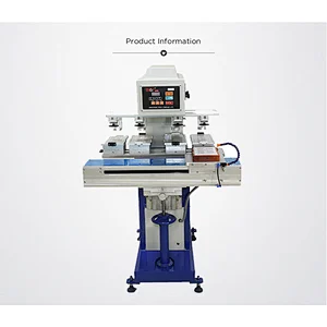 4 Color Open Inkwell Automatic  Pad Printer with Shuttle Pad Printing Machine