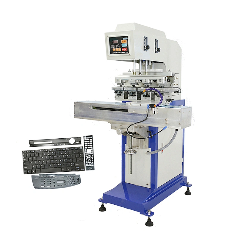For keyboard mouse Dongguan factory 4 color electronic product printing machine/pad printer
