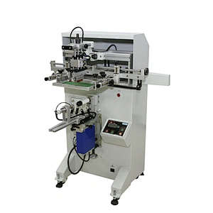 Cylinder Glass Bottle Screen Printing Machine With Automatic Recording Sensor And Servo Function