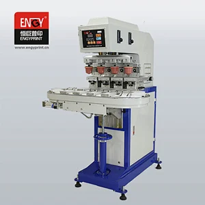 ENGYPRINT Germany  Parts multi Colours Inkwell Pad Printing Machine With Convey Worktable