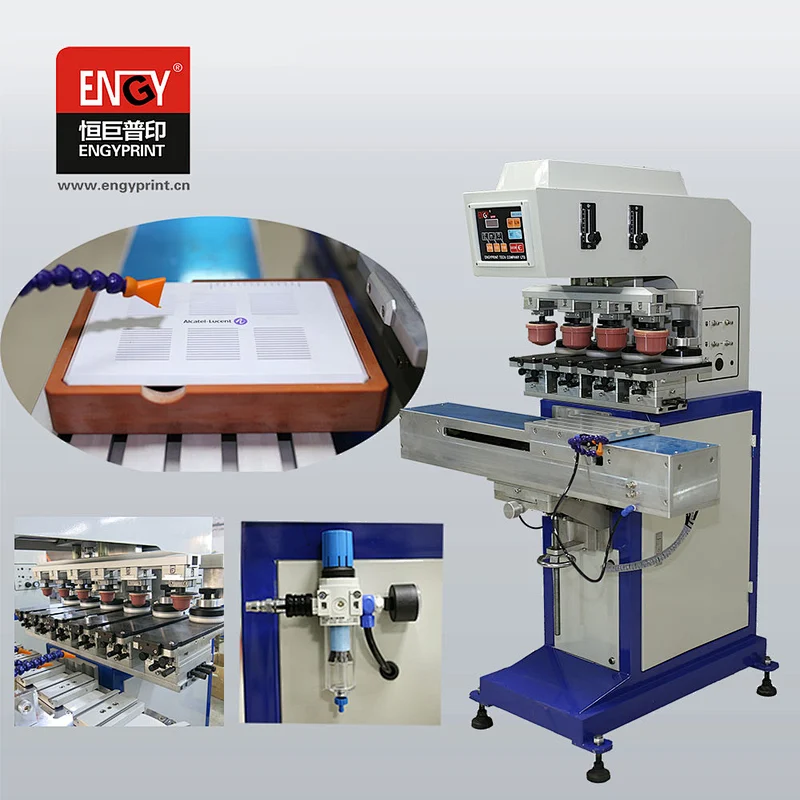 Auto/manual pad printer printing machine closed cup pad printer