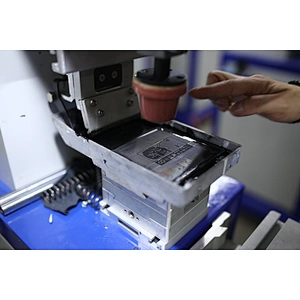 mini logo printing machine/manual pad printer with ink cup