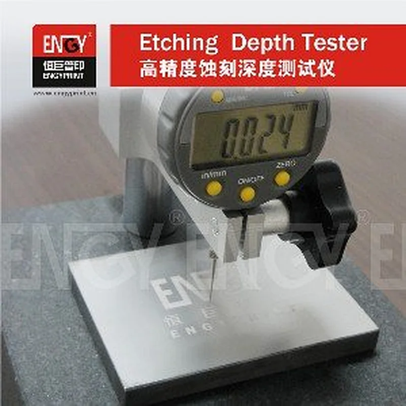 Digital Depth Tester for pad printing plate , depth gauge for pad printer engraving plate