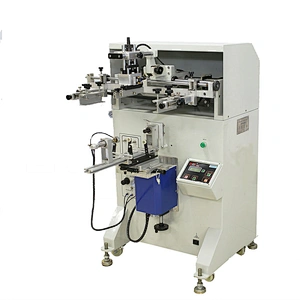 single color screen printer; automatic pen sleeve printing machine,automatic plastic container printing machine,