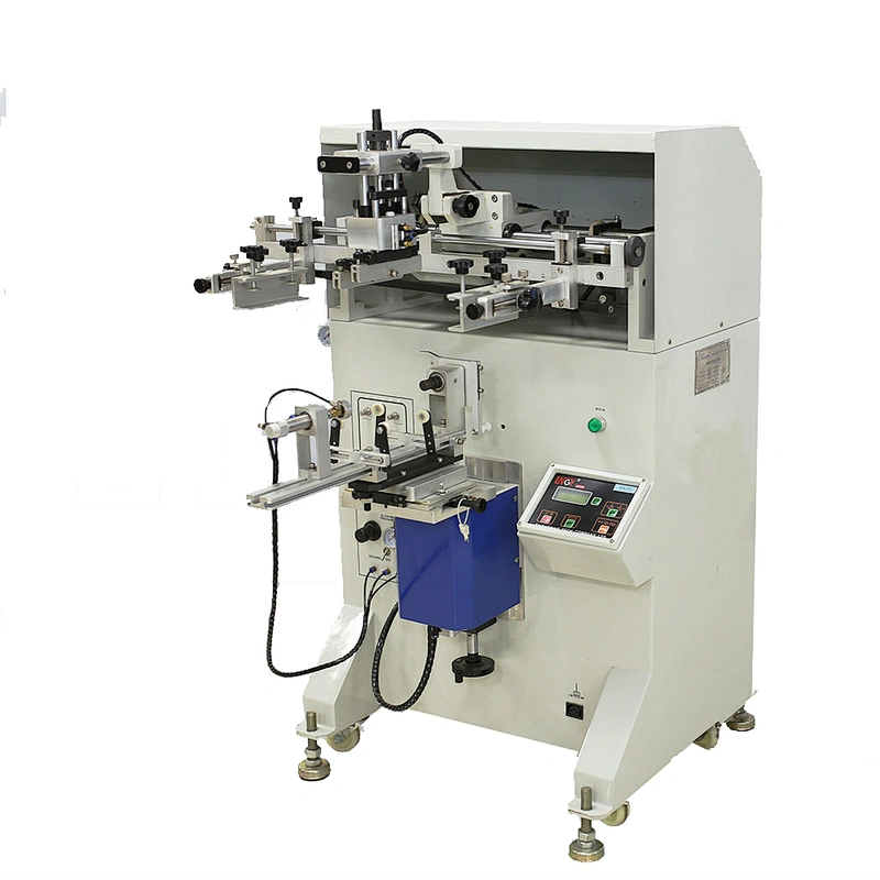 single color screen printer; automatic pen sleeve printing machine,automatic plastic container printing machine,