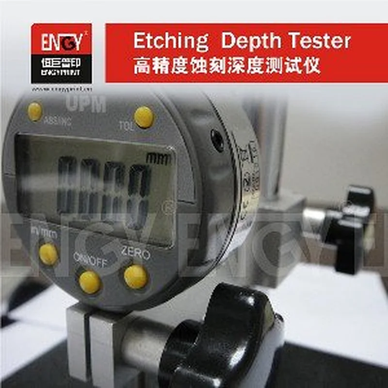 Digital Depth Tester for pad printing plate , depth gauge for pad printer engraving plate