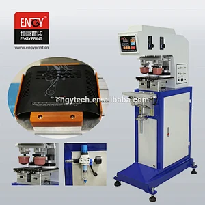 Shuttle Station/90mm Ink Cup/PLC Two Color Pad Printing Machine