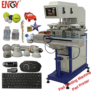 Good quality cheap price easy manual 4 color ink cup pad printer