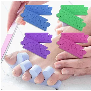 Hot sale colorful heart shape disposable toe separator