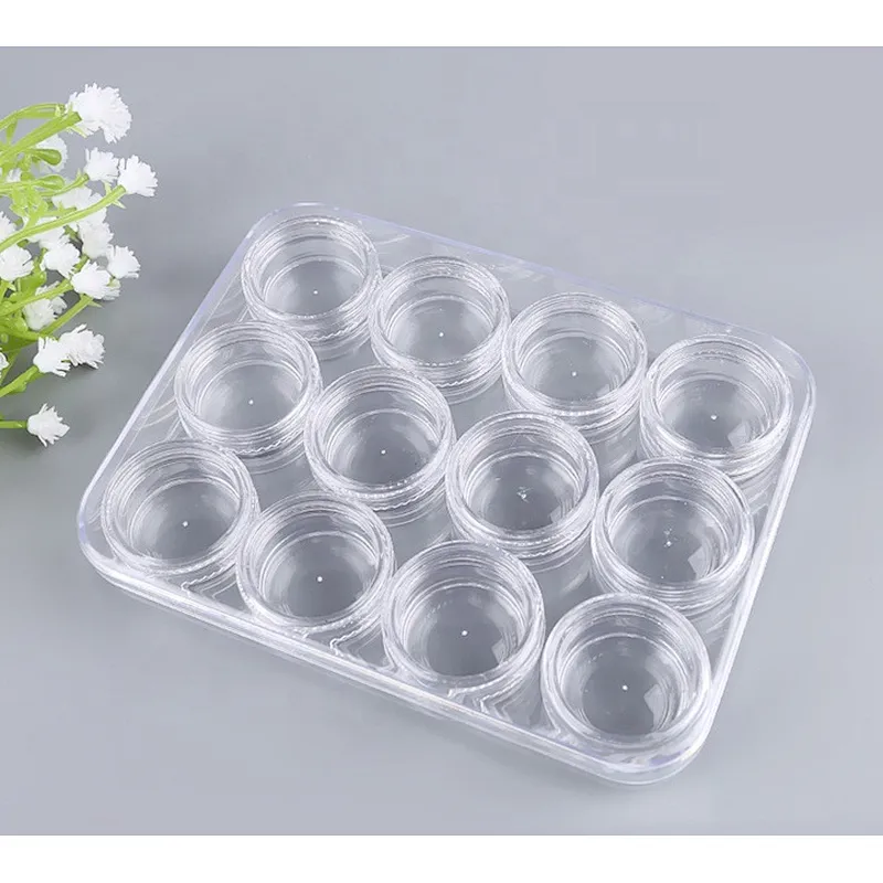 New Nail art packing box Detachable plastic jar