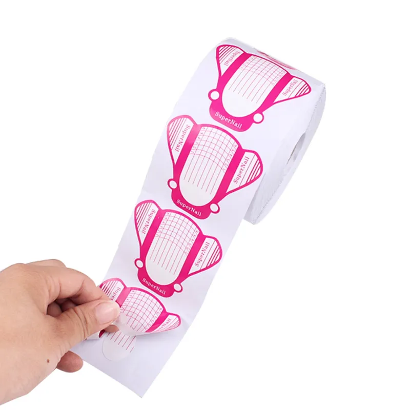 Acrylic Curve Nails Gel Nail Art Extension Forms 500 Pcs Manufacturer