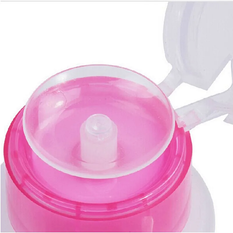 Nail polish remover bottle clear makeup remover pump bottles